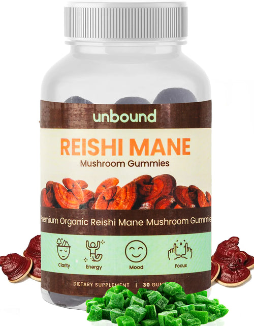 Load image into Gallery viewer, Unbound Reishi Mushroom Gummies for Immune Support, Heart Health, Improve Sleep
