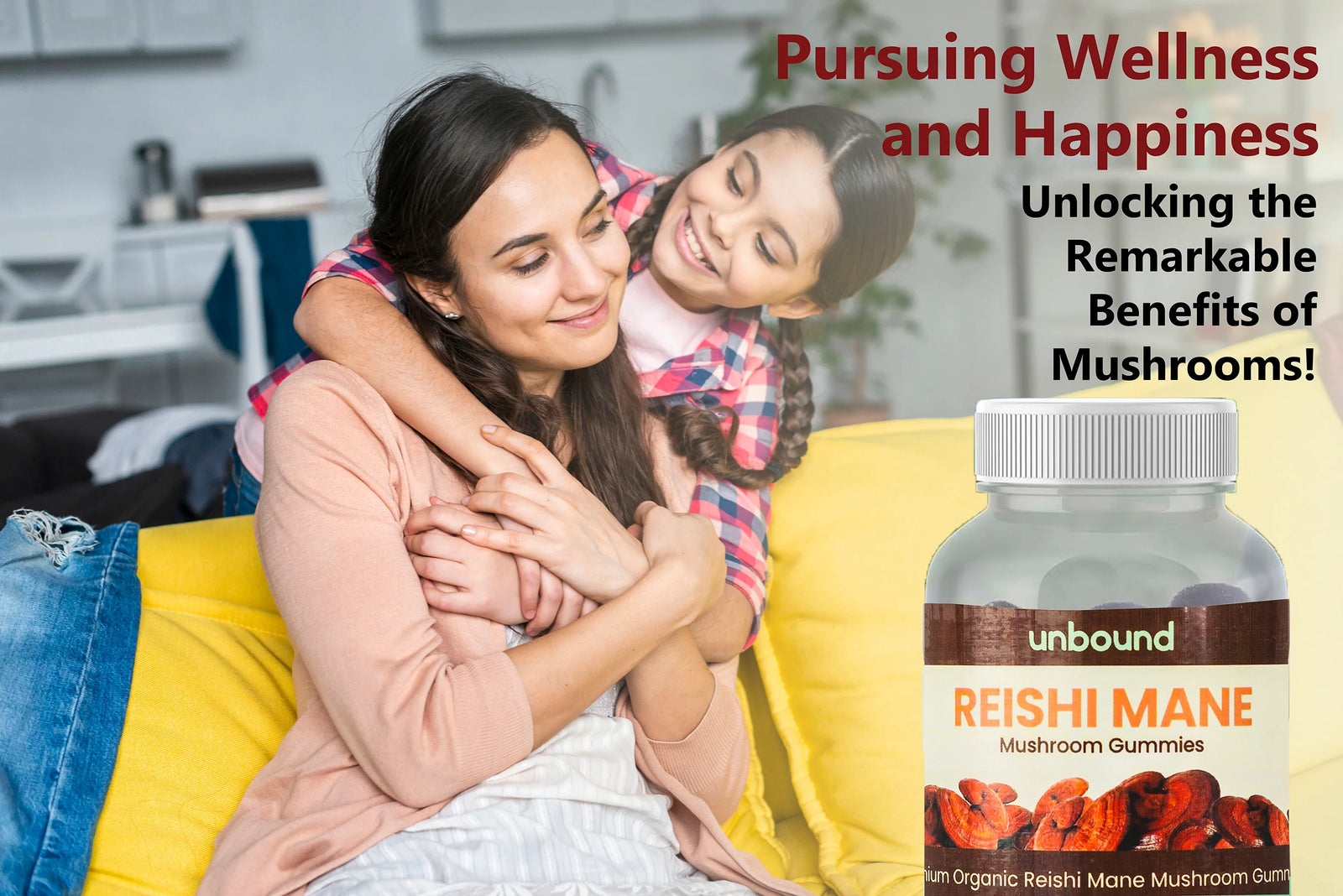 Unbound Reishi Mushroom Gummies for Immune Support, Heart Health, Improve Sleep